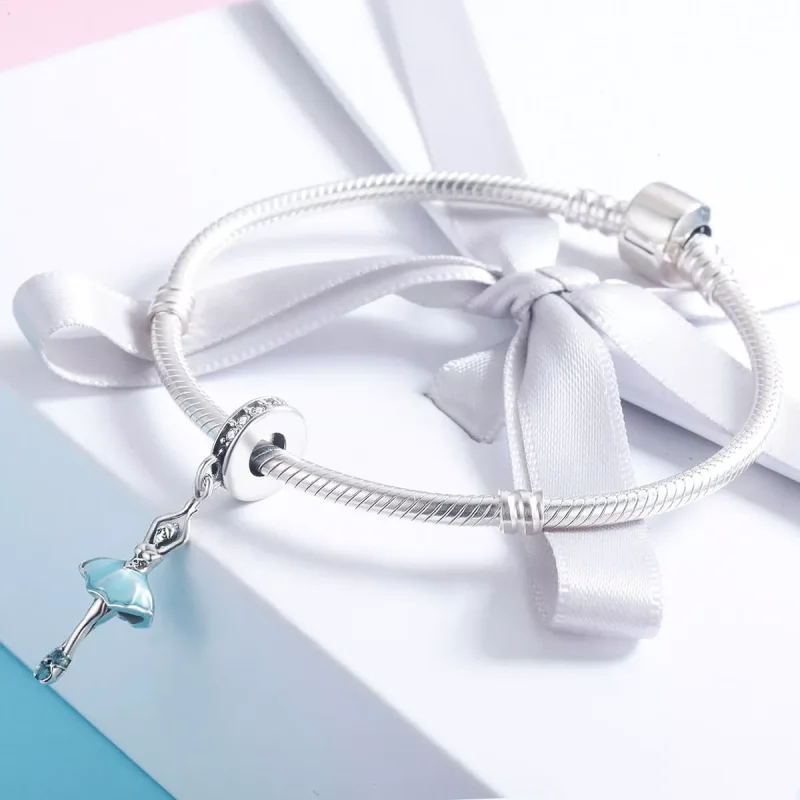 (resim) Pandora tarzı Balerin Sallantılı Charm - SCC514 - Görüntüle 4