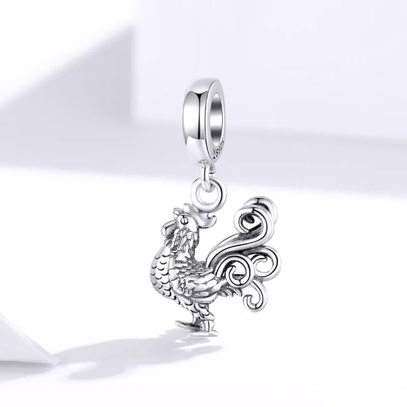 (resim) Pandora tarzı cesur horoz Sallantılı Charm - SCC1337 - Görüntüle 2