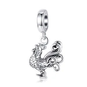 (resim) Pandora tarzı cesur horoz Sallantılı Charm - SCC1337