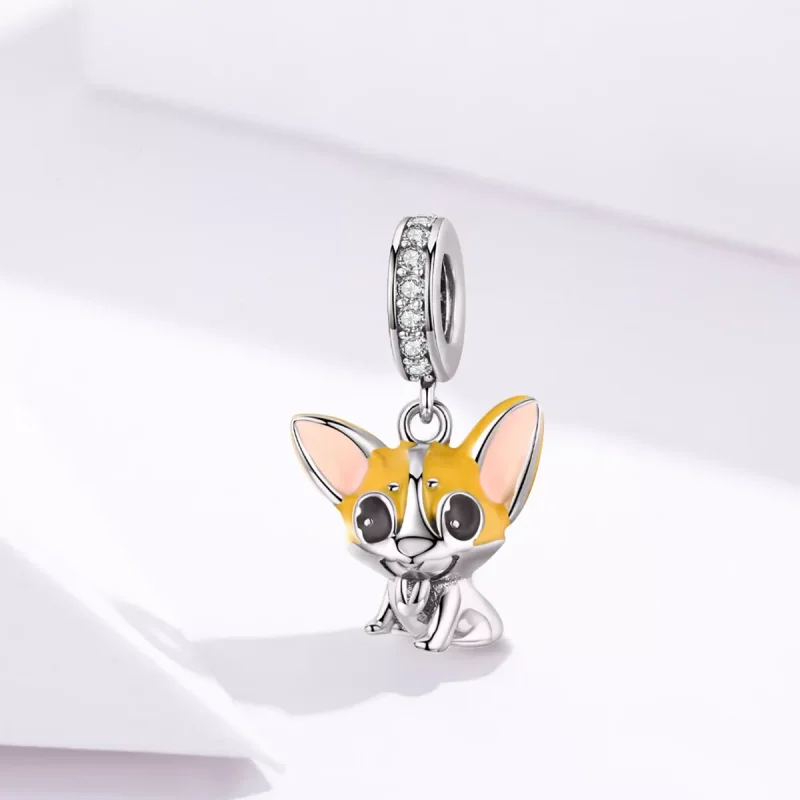 (resim) Pandora tarzı Corgi Sallantılı Charm - BSC078 - Görüntüle 2