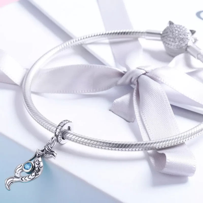 (resim) Pandora tarzı Denizkızları Düşüncesi Sallantılı Charm - SCC824 - Görüntüle 4