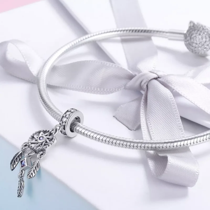 (resim) Pandora tarzı Düşkapanı Sallantılı Charm - SCC841 - Görüntüle 4