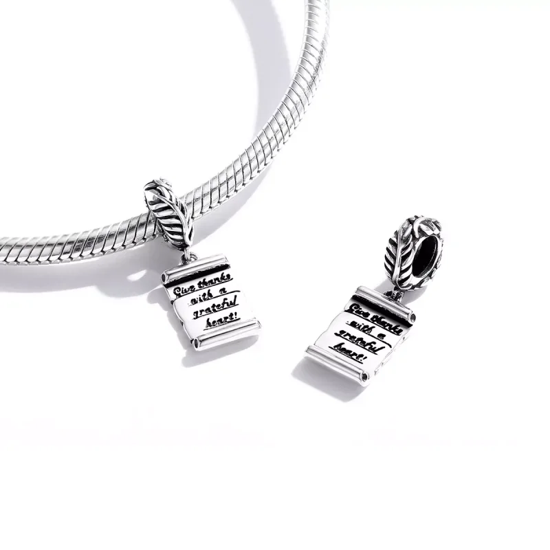 (resim) Pandora tarzı el yazısı mektup Sallantılı Charm - SCC1605 - Görüntüle 4