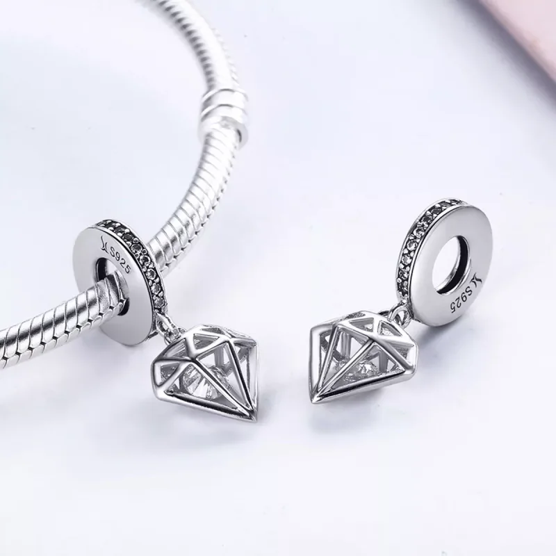 (resim) Pandora tarzı Elmas Sallantılı Charm - SCC186 - Görüntüle 6