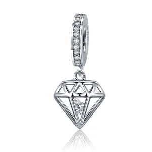 (resim) Pandora tarzı Elmas Sallantılı Charm - SCC186