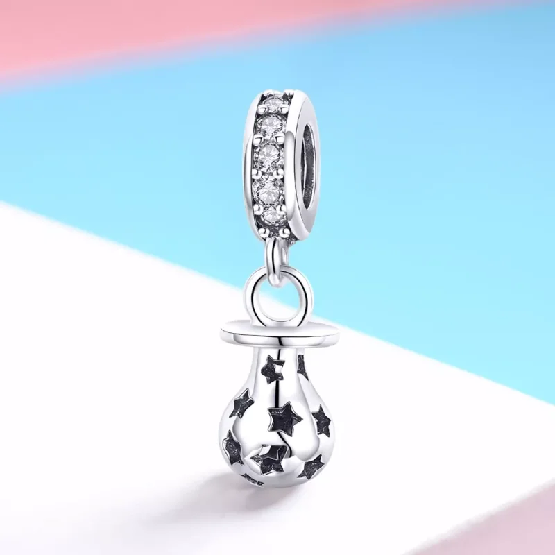 (resim) Pandora tarzı Emzik Sallantılı Charm - SCC891 - Görüntüle 2
