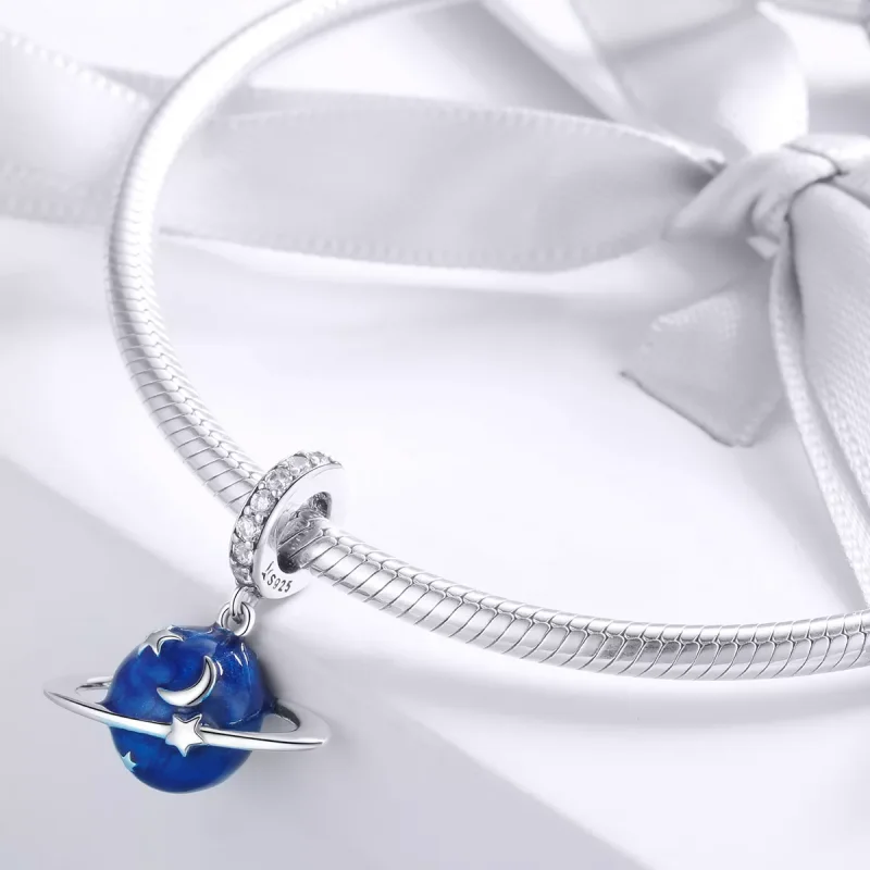 (resim) Pandora tarzı Gizli Gezegen Sallantılı Charm - SCC933 - Görüntüle 3