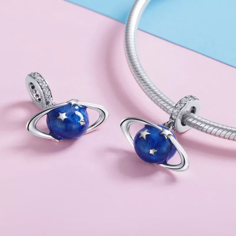 (resim) Pandora tarzı Gizli Gezegen Sallantılı Charm - SCC933 - Görüntüle 4
