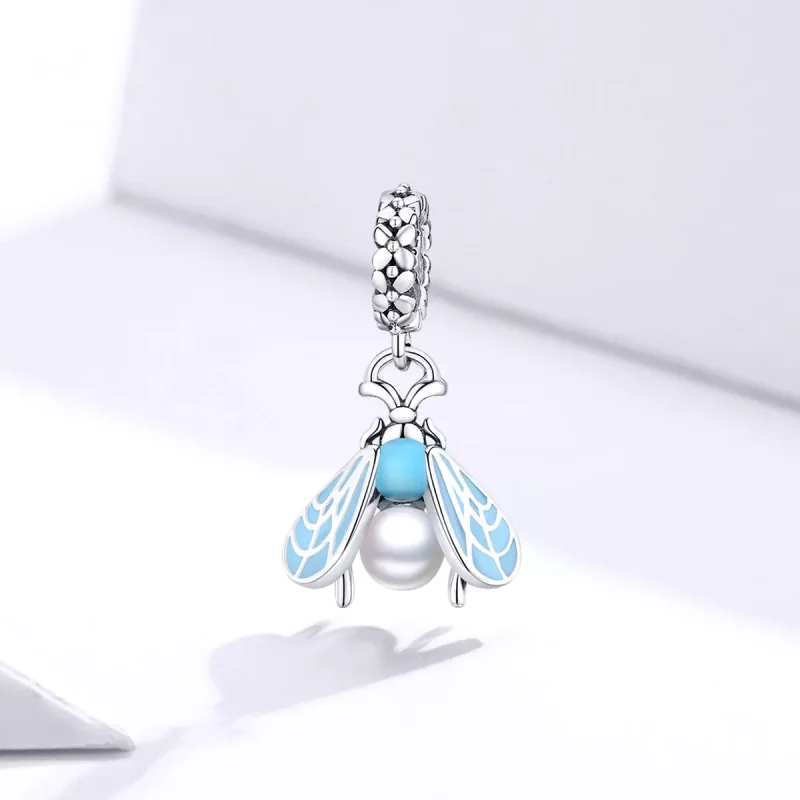 (resim) Pandora tarzı güveler Sallantılı Charm - SCC1479 - Görüntüle 2