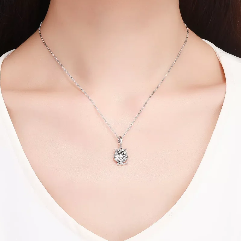 (resim) Pandora tarzı güzel baykuş Sallantılı Charm - SCC949 - Görüntüle 5