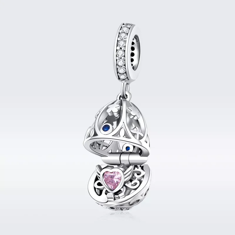 (resim) Pandora tarzı Hazineli Paskalya Yumurtası Sallantılı Charm - SCC1465 - Görüntüle 5