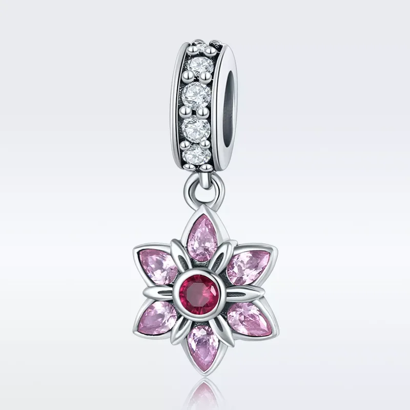 (resim) Pandora tarzı Çiçeklerin Dansı Sallantılı Charm - SCC840 - Görüntüle 3