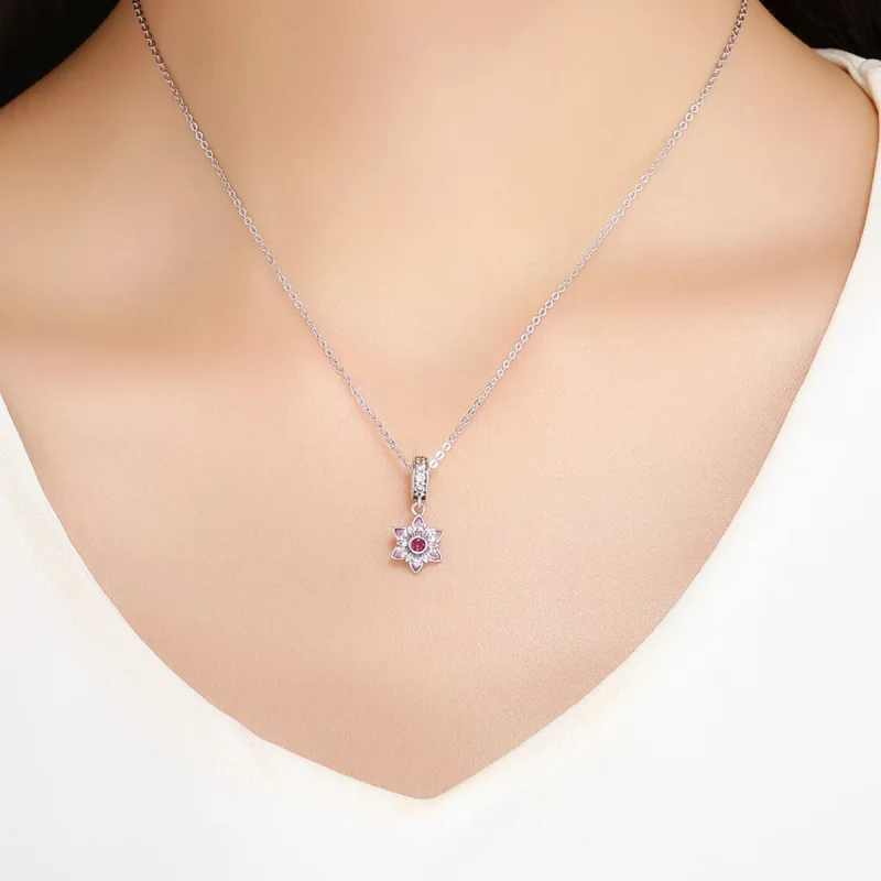 (resim) Pandora tarzı Çiçeklerin Dansı Sallantılı Charm - SCC840 - Görüntüle 5