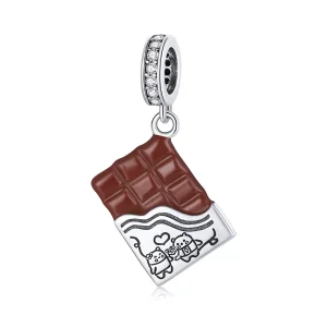 (resim) Pandora tarzı Çikolata aşkı Sallantılı Charm - SCC1782