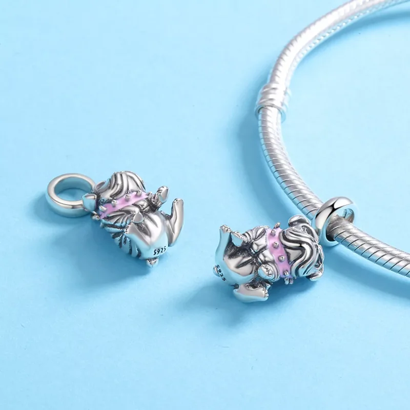 (resim) Pandora tarzı İngilizce Bulldoglar Sallantılı Charm - SCC552 - Görüntüle 5