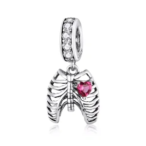 (resim) Pandora tarzı kaburga aşk yemini Sallantılı Charm - SCC1459