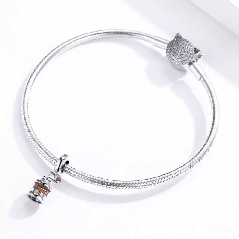 (resim) Pandora tarzı Kahve öğütücü Sallantılı Charm - BSC170 - Görüntüle 3