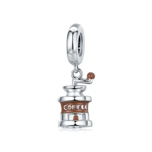 (resim) Pandora tarzı Kahve öğütücü Sallantılı Charm - BSC170