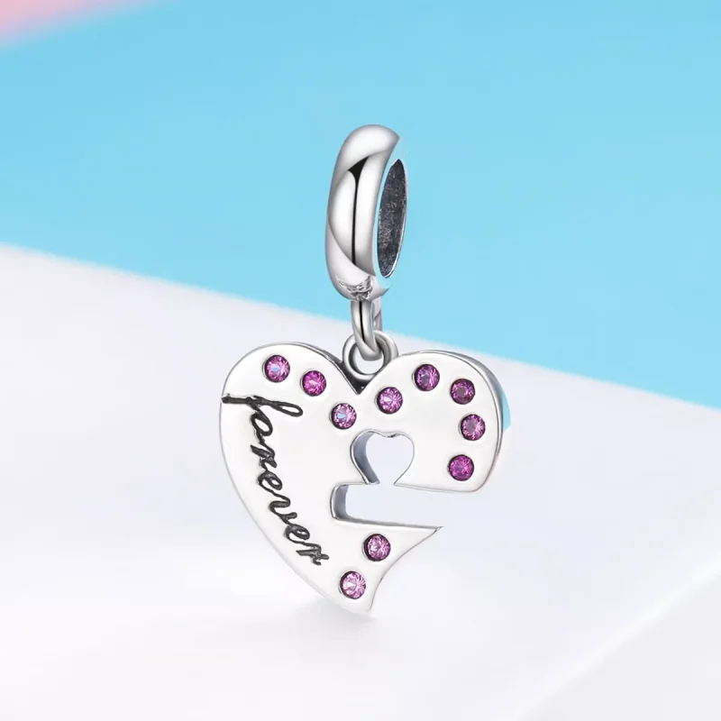 (resim) Pandora tarzı Kalbin Anahtarı Sallantılı Charm - SCC638 - Görüntüle 4