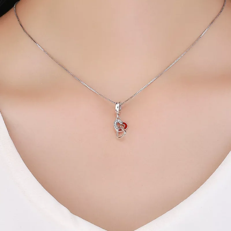 (resim) Pandora tarzı Kalp Kalbe Sallantılı Charm - SCC735 - Görüntüle 5
