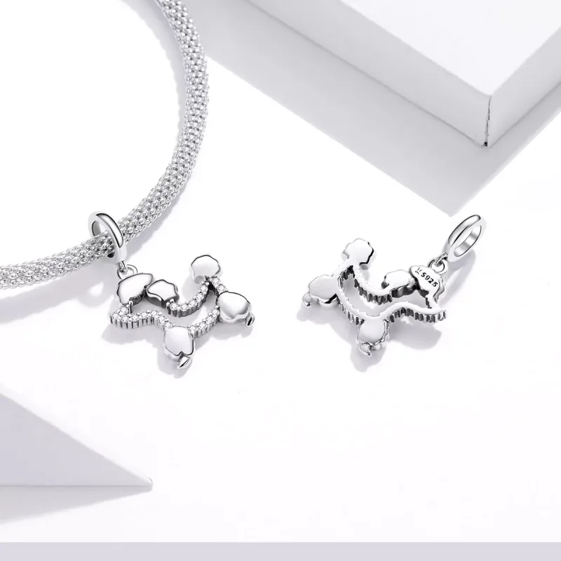 (resim) Pandora tarzı Kaniş Silueti Sallantılı Charm - SCC1681 - Görüntüle 4