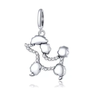 (resim) Pandora tarzı Kaniş Silueti Sallantılı Charm - SCC1681