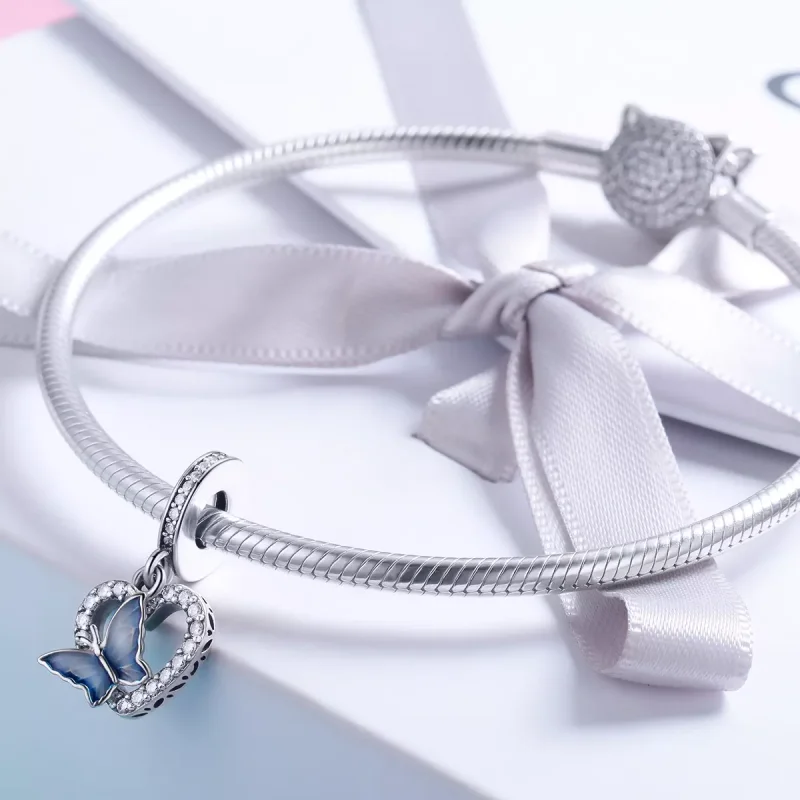 (resim) Pandora tarzı Kelebek Rüyası Sallantılı Charm - SCC818 - Görüntüle 4