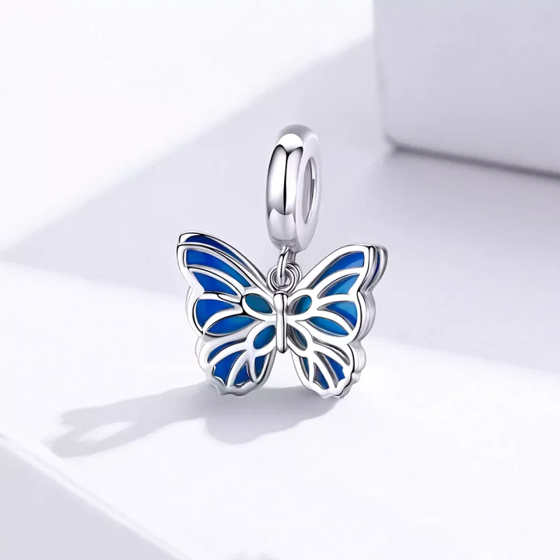(resim) Pandora tarzı Kelebek Sallantılı Charm - BSC149 - Görüntüle 2