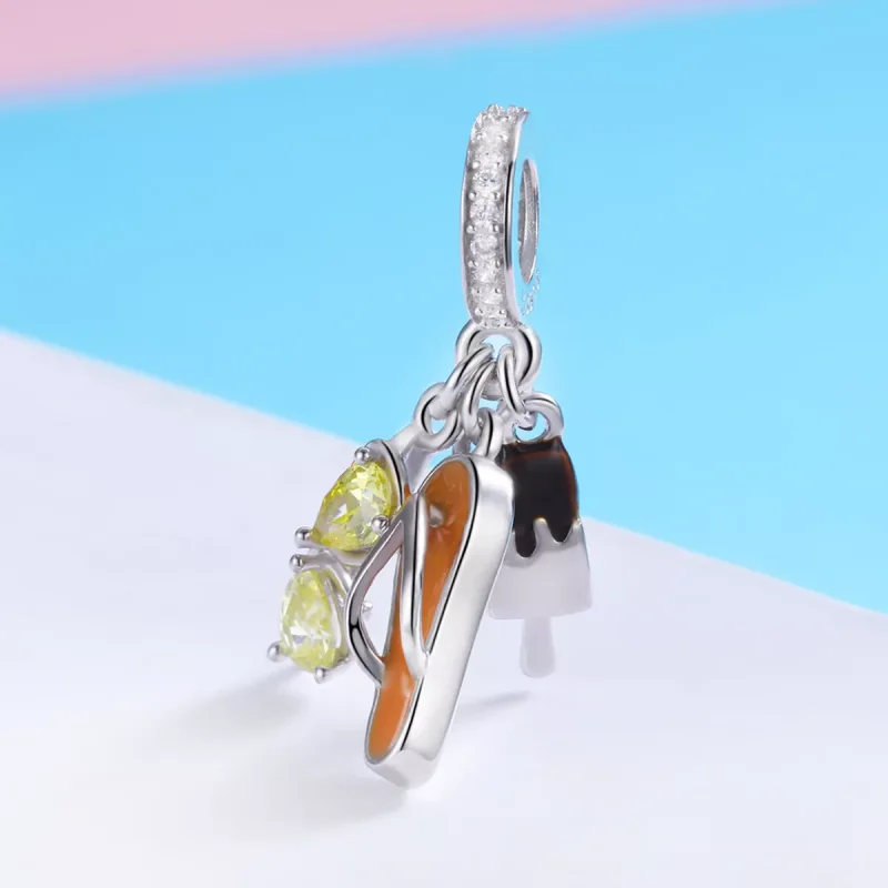 (resim) Pandora tarzı Keyifli Yaz Sallantılı Charm - SCC770 - Görüntüle 2