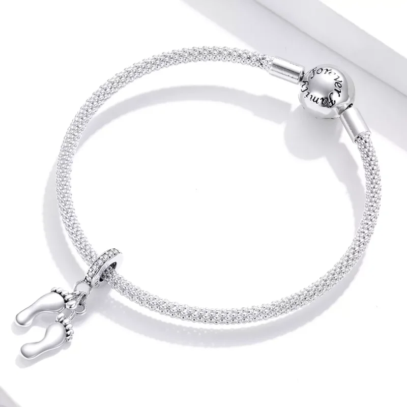 (resim) Pandora tarzı küçük ayak Sallantılı Charm - SCC1692 - Görüntüle 3