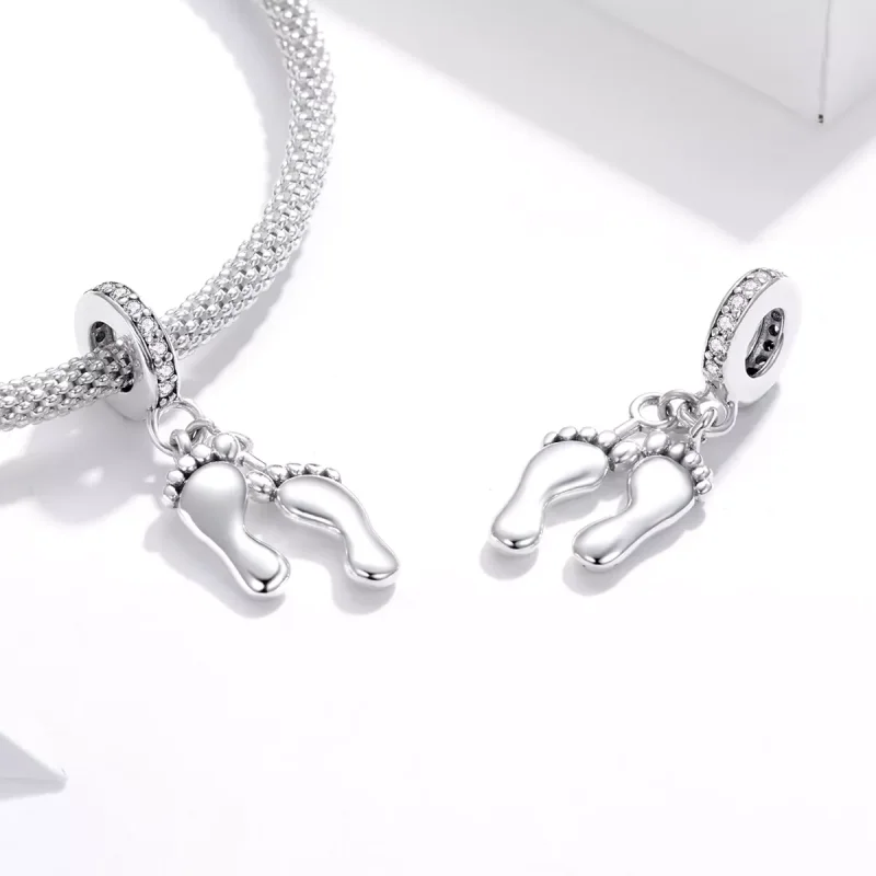 (resim) Pandora tarzı küçük ayak Sallantılı Charm - SCC1692 - Görüntüle 4
