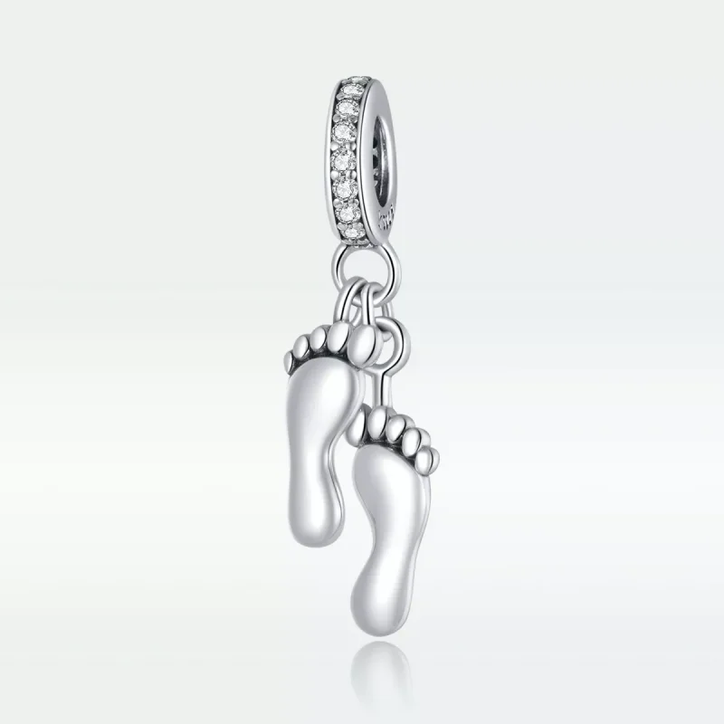 (resim) Pandora tarzı küçük ayak Sallantılı Charm - SCC1692 - Görüntüle 5