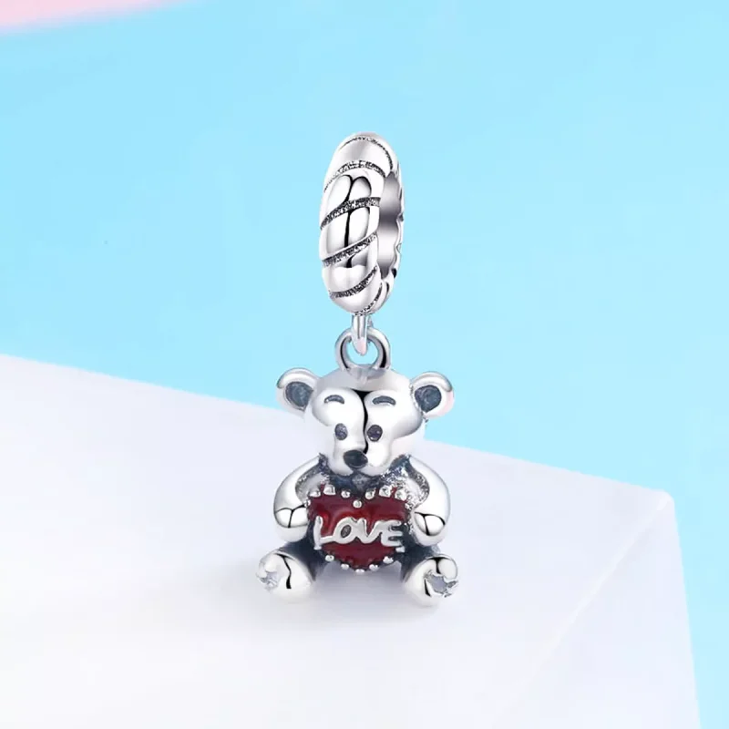 (resim) Pandora tarzı Küçük ayı Sallantılı Charm - SCC521 - Görüntüle 3