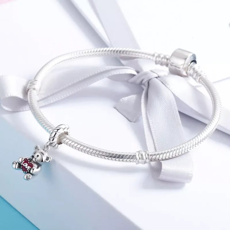 (resim) Pandora tarzı Küçük ayı Sallantılı Charm - SCC521 - Görüntüle 4