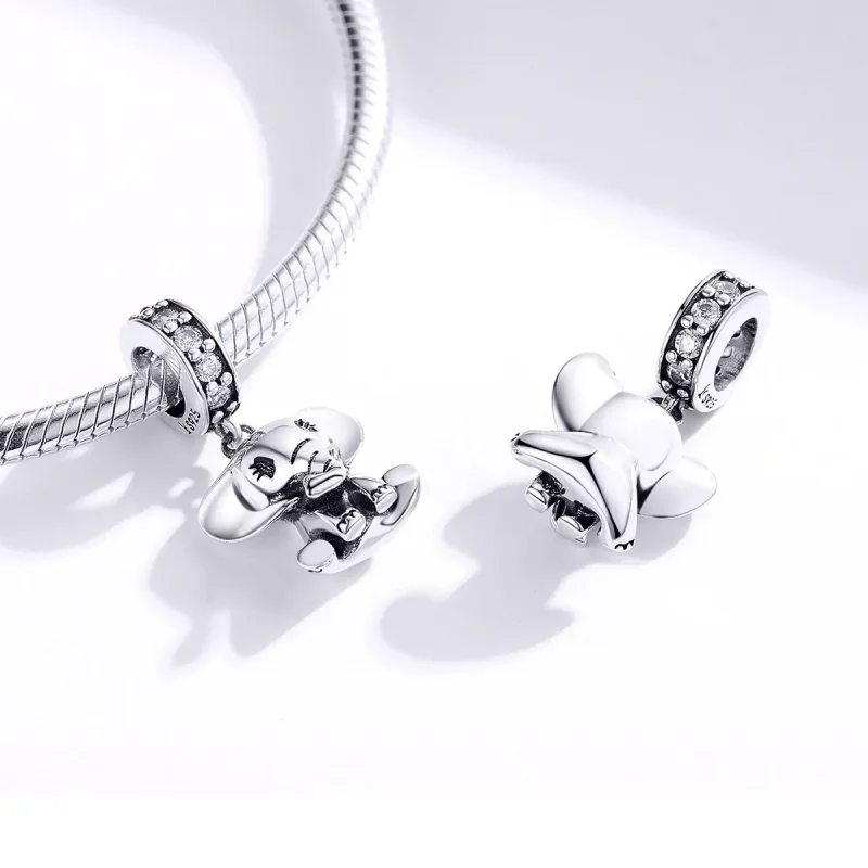 (resim) Pandora tarzı küçük fil Sallantılı Charm - SCC1338 - Görüntüle 4