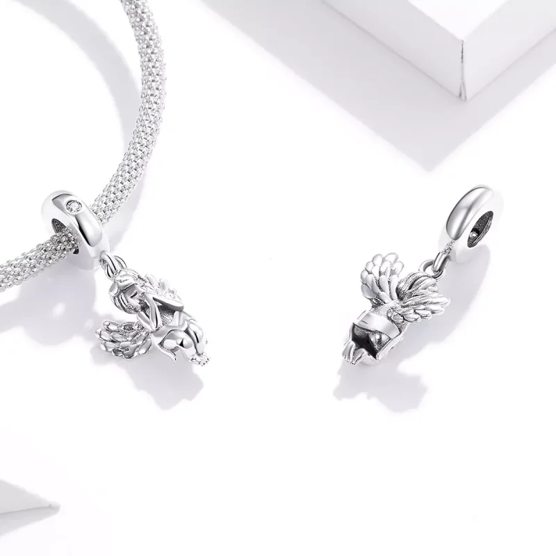 (resim) Pandora tarzı Küçük melek Sallantılı Charm - SCC1686 - Görüntüle 4