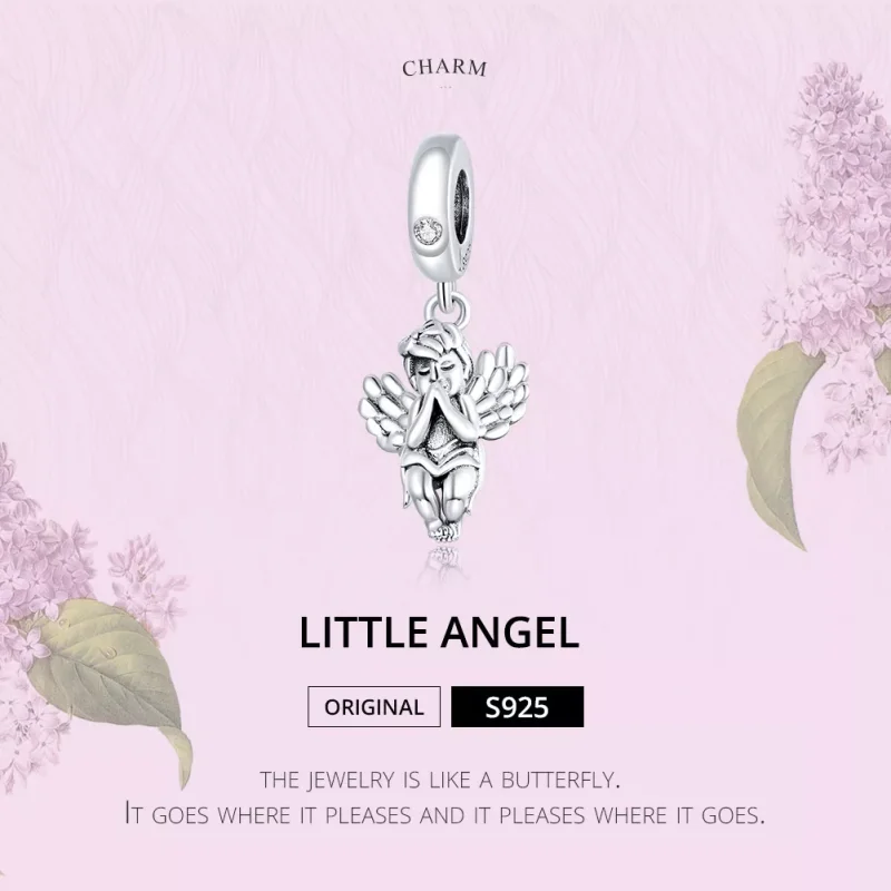 (resim) Pandora tarzı Küçük melek Sallantılı Charm - SCC1686 - Görüntüle 6