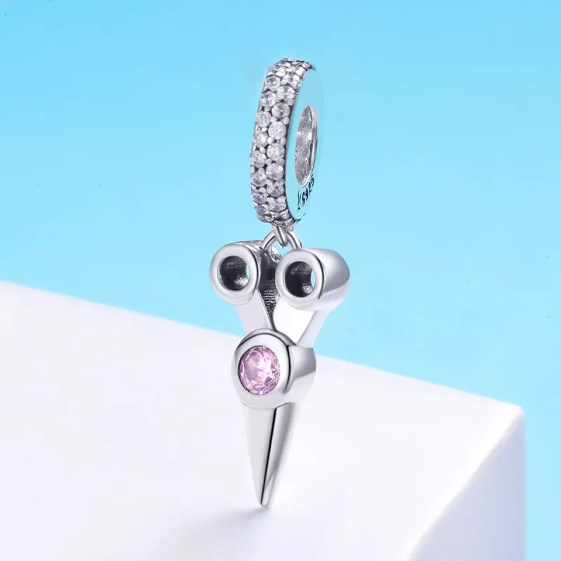 (resim) Pandora tarzı Küçük Saç Stilist Makas Sallantılı Charm - SCC656 - Görüntüle 3