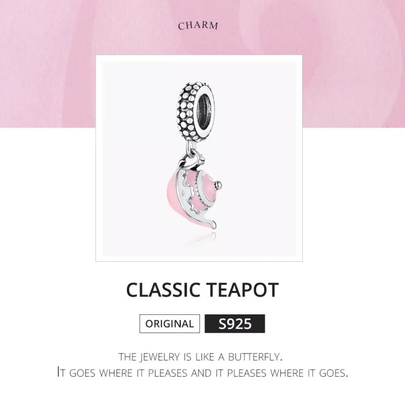 (resim) Pandora tarzı Klasik Çaydanlık Sallantılı Charm - SCC1492 - Görüntüle 6