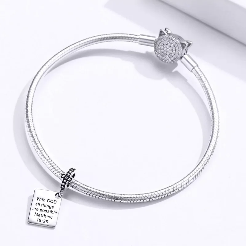 (resim) Pandora tarzı Kutsal Kitap Sallantılı Charm - SCC1424 - Görüntüle 3