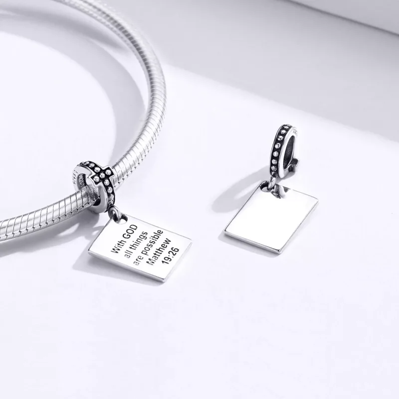 (resim) Pandora tarzı Kutsal Kitap Sallantılı Charm - SCC1424 - Görüntüle 4