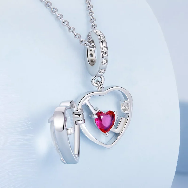 (resim) Pandora tarzı Locket "Seni Seviyorum" Asılı - BSC681 - Görüntüle 2