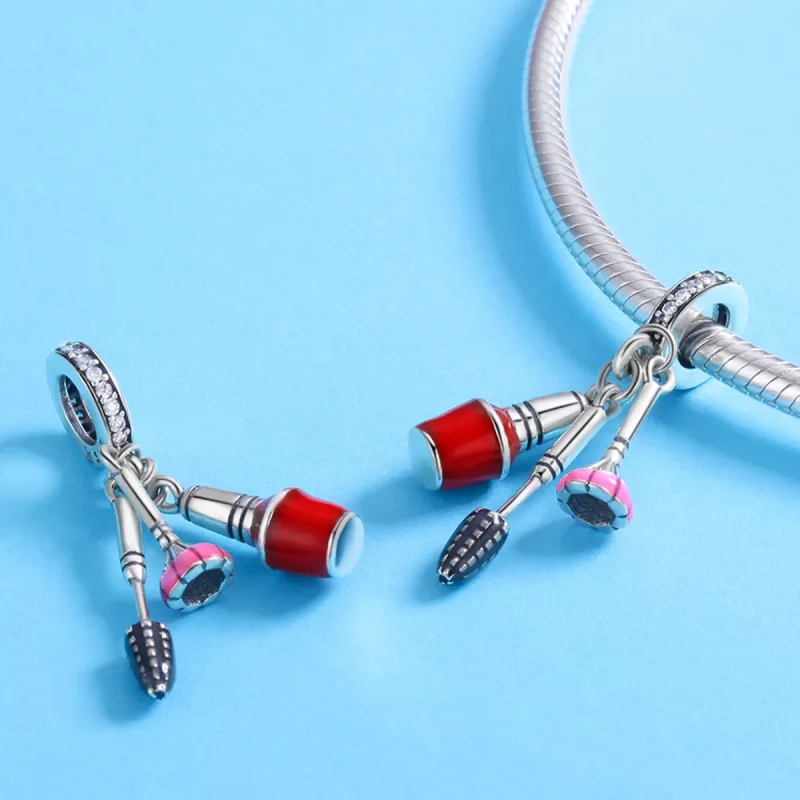 (resim) Pandora tarzı makyaj aracı Sallantılı Charm - SCC785 - Görüntüle 4