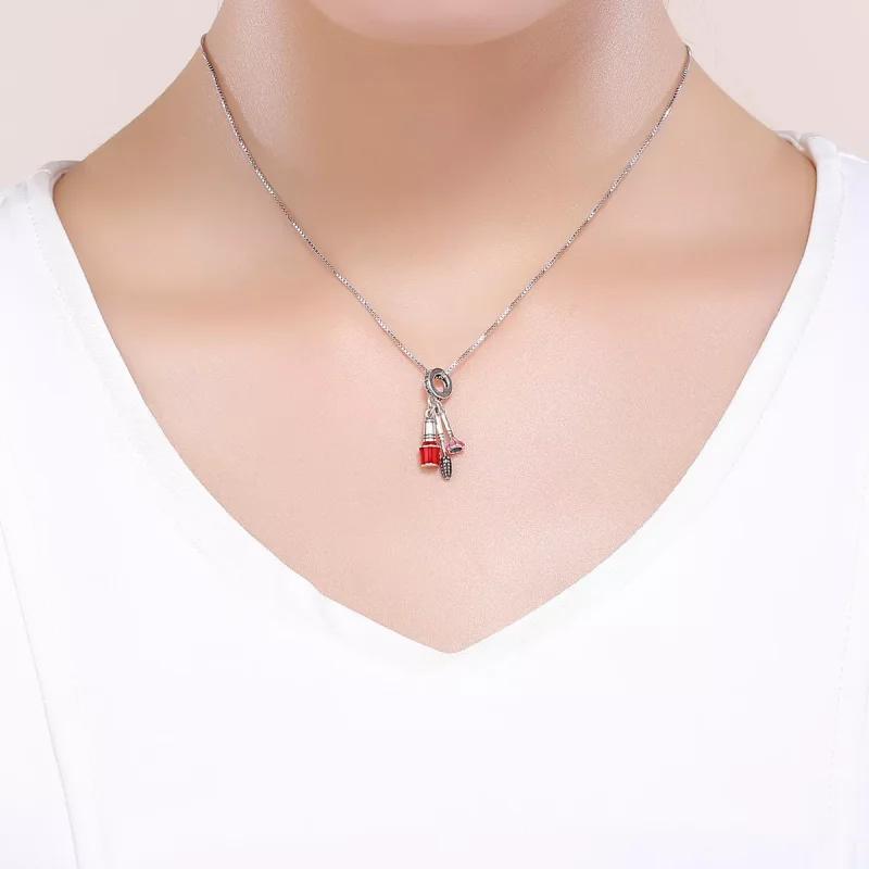 (resim) Pandora tarzı makyaj aracı Sallantılı Charm - SCC785 - Görüntüle 5