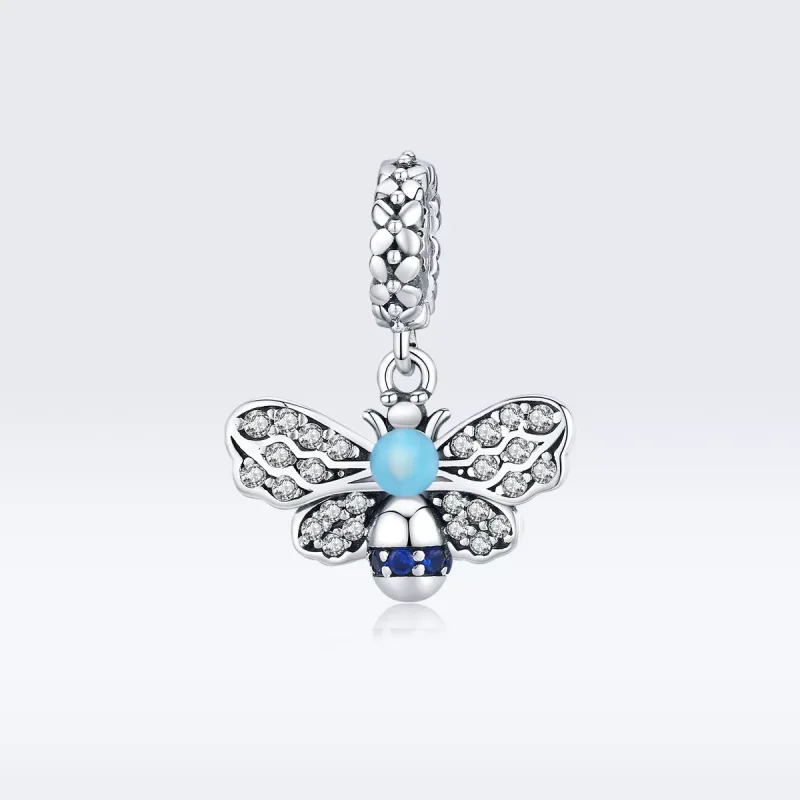 (resim) Pandora tarzı mavi arı Sallantılı Charm - SCC1480 - Görüntüle 5