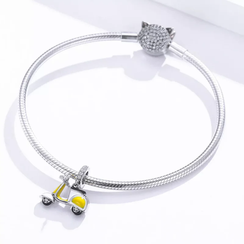 (resim) Pandora tarzı Motosiklet Sallantılı Charm - BSC136 - Görüntüle 3