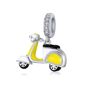 (resim) Pandora tarzı Motosiklet Sallantılı Charm - BSC136