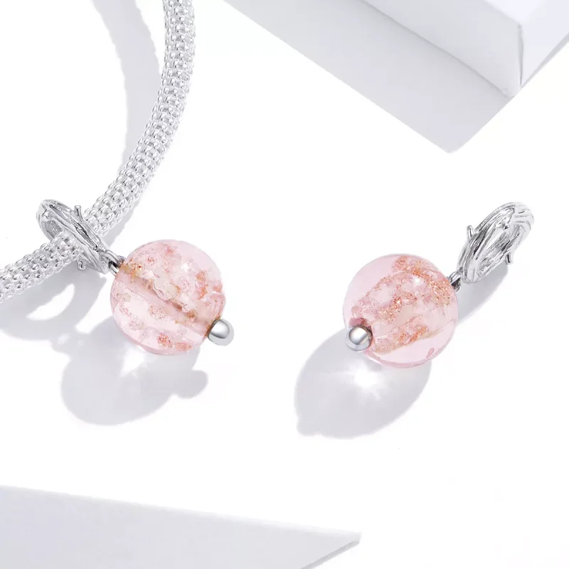 (resim) Pandora tarzı Murano Sallantılı Charm - SCC1496 - Görüntüle 4