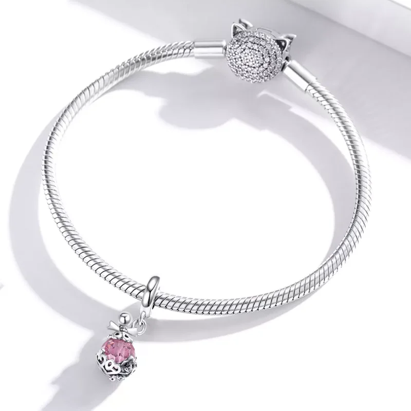 (resim) Pandora tarzı Parfüm Şişesi Sallantılı Charm - SCC1734 - Görüntüle 3