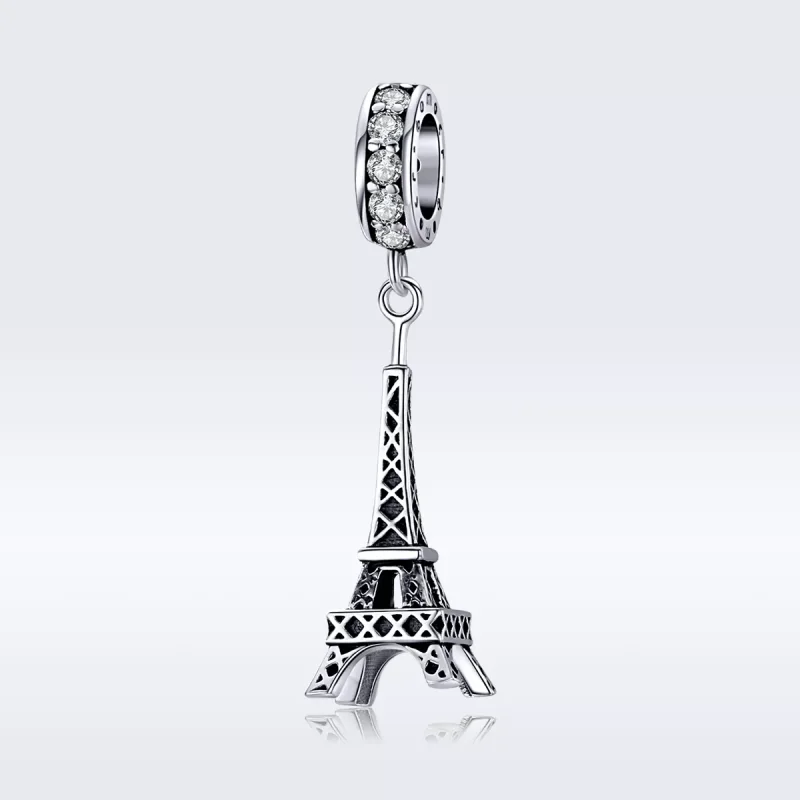 (resim) Pandora tarzı Paris Eyfel Kulesi Sallantılı Charm - BSC154 - Görüntüle 5
